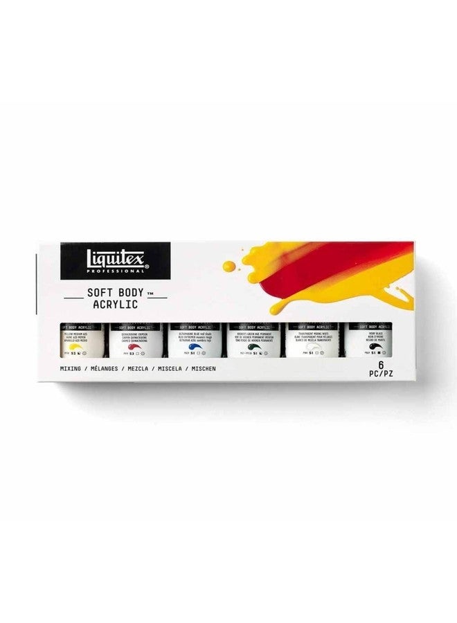 Liquitex Professional Soft Body Acrylic Paint, 6 x 59ml (2-oz), Mixing Set - Image 2