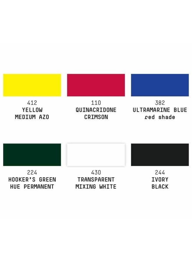 Liquitex Professional Soft Body Acrylic Paint, 6 x 59ml (2-oz), Mixing Set - Image 4