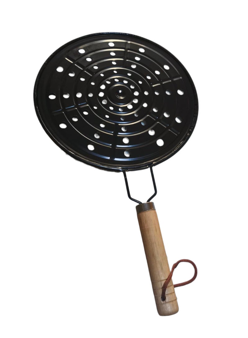 Simmer Ring Heat Diffuser Silver 21cm Black - Image 1