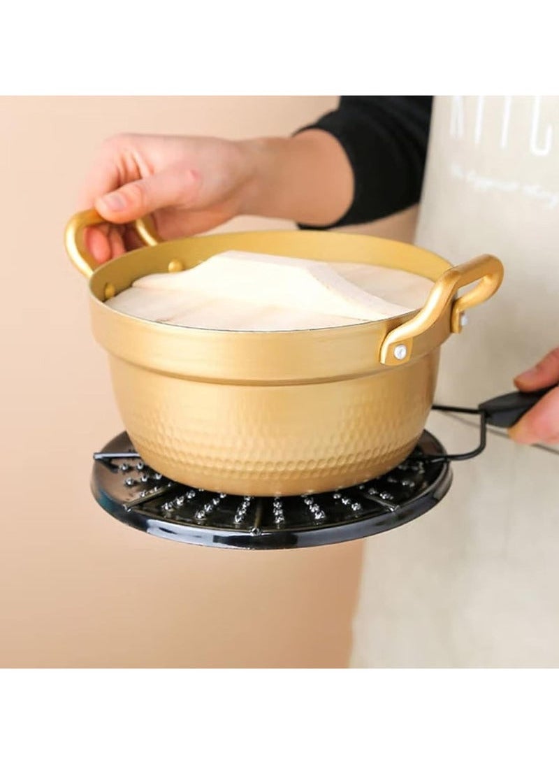 Simmer Ring Heat Diffuser Silver 21cm Black - Image 2