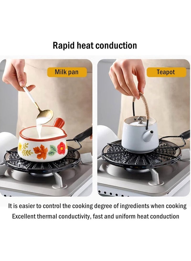 Simmer Ring Heat Diffuser Silver 21cm Black - Image 4