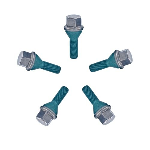 Suspenix Aluminum Wheel Lug Bolts and Nuts (5 Packs) - Compatible with Jeep Cherokee (2014-2021), Compass (2018-2021), Dart (2012-2016), 200 (2015-2017) - Image 3