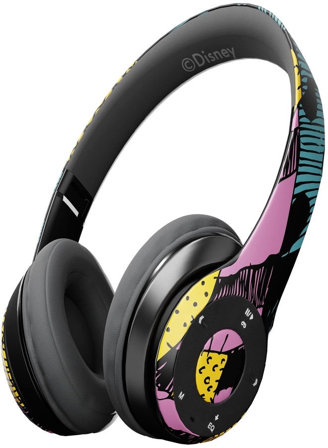 IJOY Disney Nightmare Before Christmas Sally Dress Bluetooth Headphones - Wireless Foldable Over-Ear Headset, Built-in Mic, Enchanting Sally & Friends Design, for Adults & Kids - Image 1