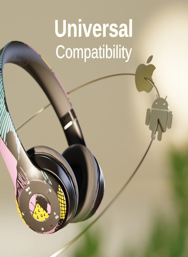 IJOY Disney Nightmare Before Christmas Sally Dress Bluetooth Headphones - Wireless Foldable Over-Ear Headset, Built-in Mic, Enchanting Sally & Friends Design, for Adults & Kids - Image 4
