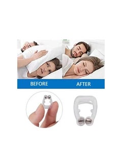 Muyixin 6pcs/Pack Anti Snore Stop Snoring Nose Clip Silicone Magnetic Sleep Tray Sleeping Aid Apnea Guard Night Device with Case Anti  - Image 4