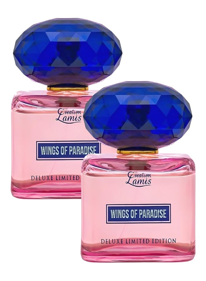 كرياشن لاميس 2 قطع عطر وينجز أوف بارادايس للنساء ١٠٠ مل - Image 1