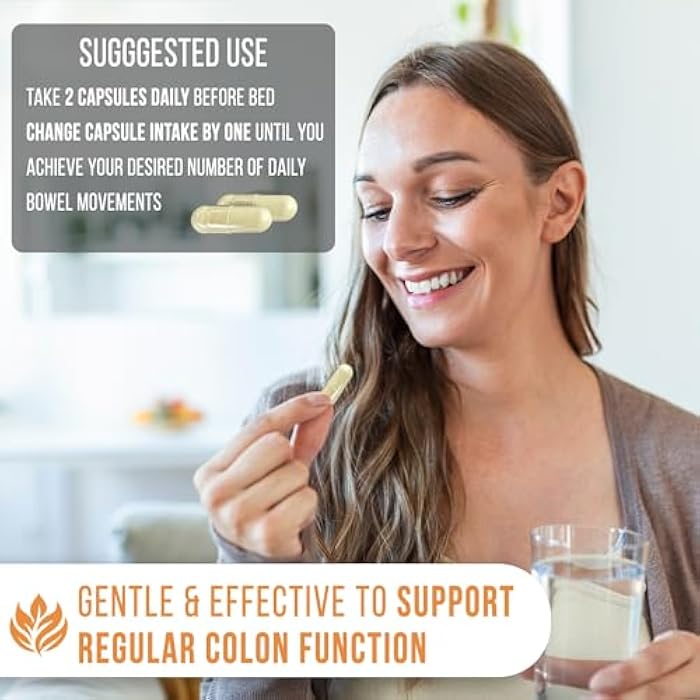enliven Gentle Colon Cleanse Detox Pills for Daily Support | Natural Herbal Formula with Aloe, Fennel & Ginger | Supports Weight Loss, Regularity & Digestive Health | Non-Habit Forming | 60 Capsules - Image 5