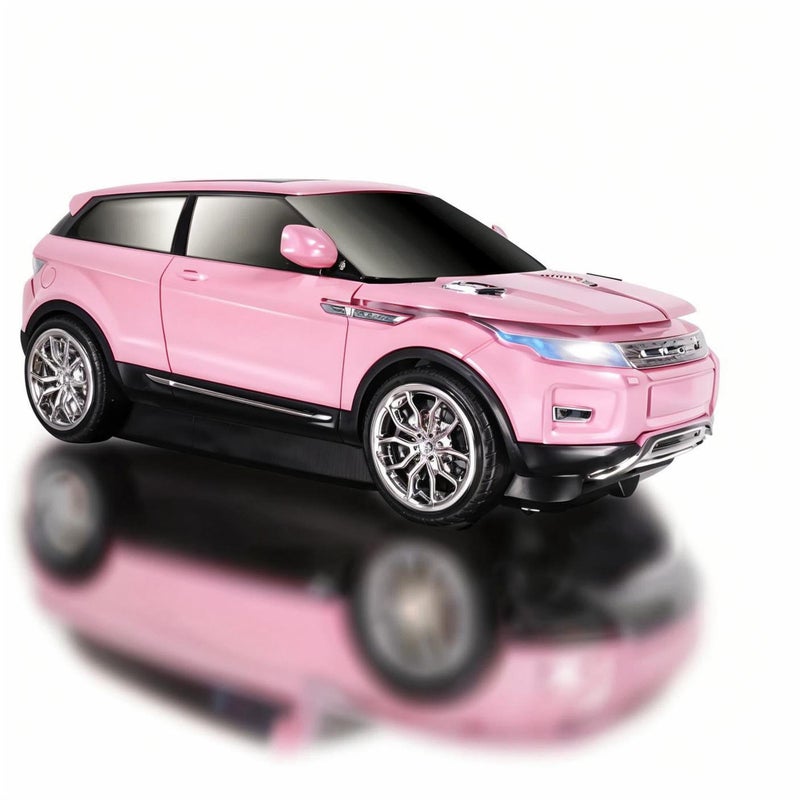 elec Space Wireless Mouse Car Computer Mouse for PC Laptop (Milk Tea Pink) - Image 1