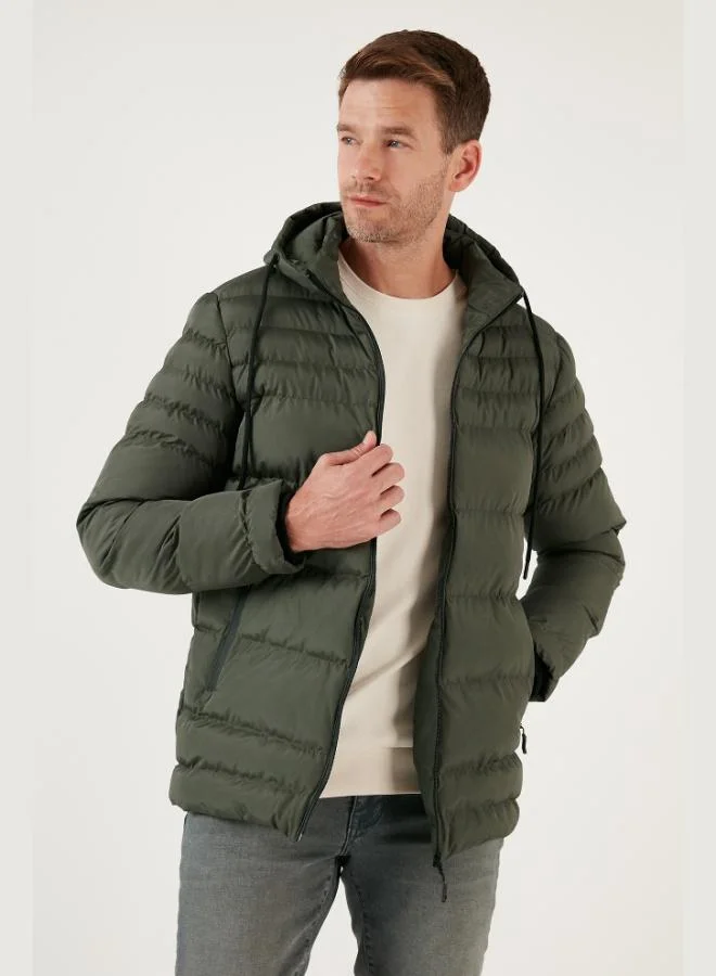 Buratti  Buratti Water Repellent Slim Fit Cold and Windproof Hooded Puffer Jacket for Men JACKET 649005 for Men | Best Price UAE