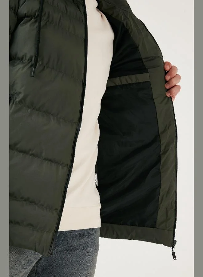 Buratti  Buratti Water Repellent Slim Fit Cold and Windproof Hooded Puffer Jacket for Men JACKET 649005 for Men | Best Price UAE