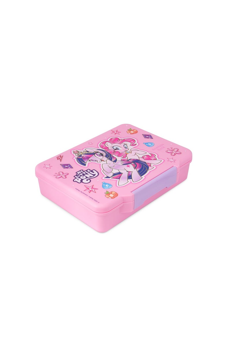 Bamboo Bark My Little Pony Lunch Box for Girls, Children & Adults, 1300ml Leak-Proof 5 Compartments Bento Lunch Box For Kids Include Cutlery & Sauce Container, BPA-Free Food Container for School, Office & Daily Meals - Image 2