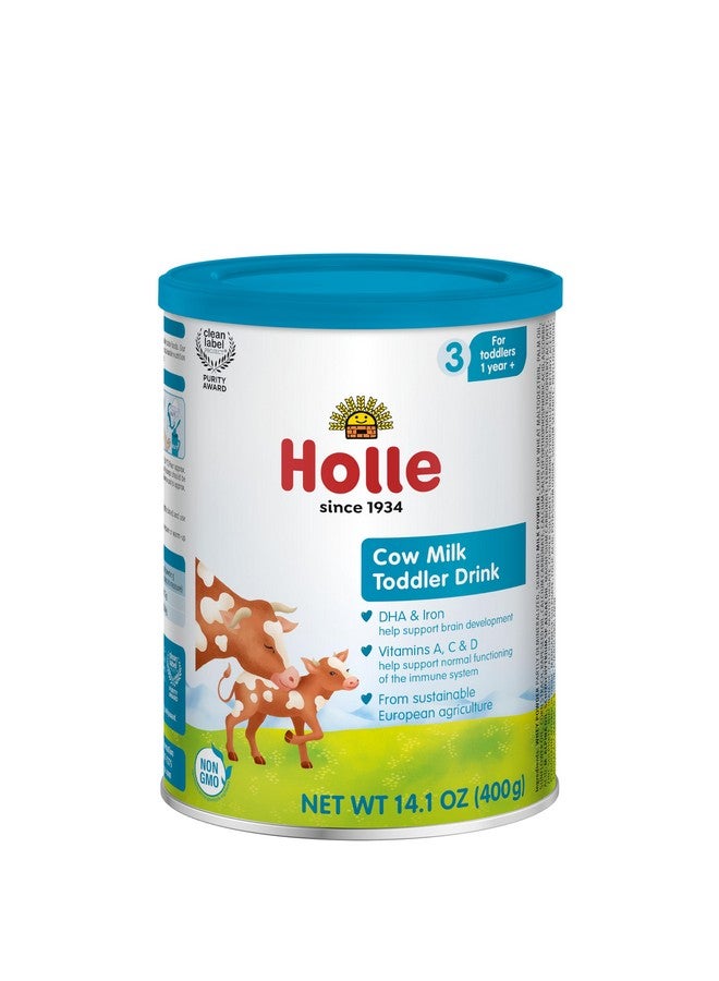 Holle Organic Toddler Milk Drink - Non-GMO, Clean Label Certified, Gentle European Formula with Omega-3 & Vitamins for Kids 12-36 Months, 14 oz - Image 1