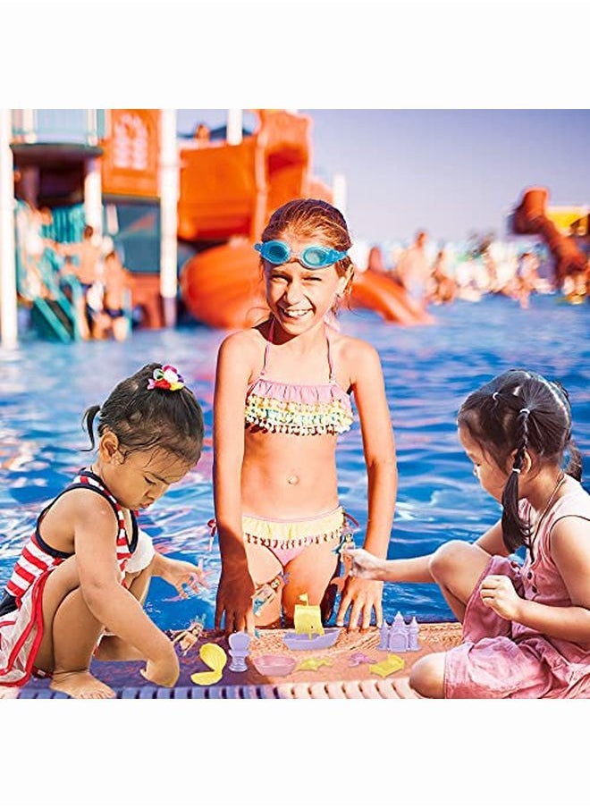 ArtCreativity - Princess Mermaid Doll Playset Set Of 3 Mermaid Toys For Girls And Boys With Doll Castle Shells Mirror Throne And More Princess Party Favors Pretend Play Toys For Kids - Image 1
