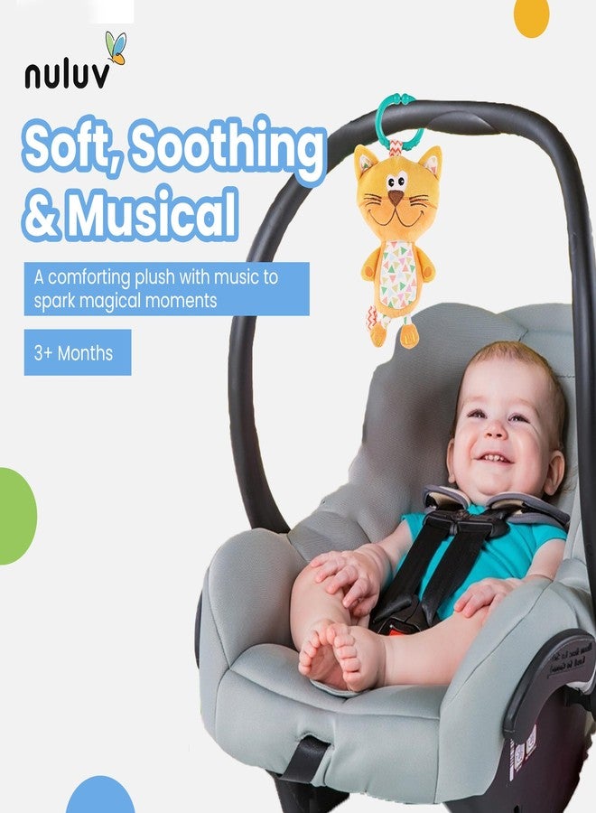 Nuluv Kitty Musical Jittery Plush Toy - Soft & Cuddly Fabric, Built-in Musical Instrument, Perfect for Babies 3 Months+ - Image 3