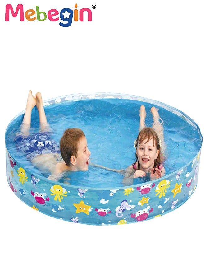 ميبيجين 1.22 م * 25 سم مسبح دائري للاستخدام العائلي، حوض سباحة سميك مع حوض كرات، مسبح متعدد الوظائف متين، مسبح عائلي، الخيار المثالي للترفيه الداخلي والأنشطة الخارجية - Image 2