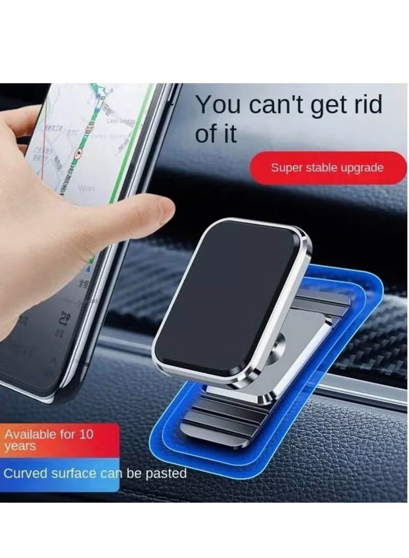 JMARY MH-81 Universal Magnetic Car Mount – 360° Rotating Phone Holder for Dashboard & Air Vent - Image 2