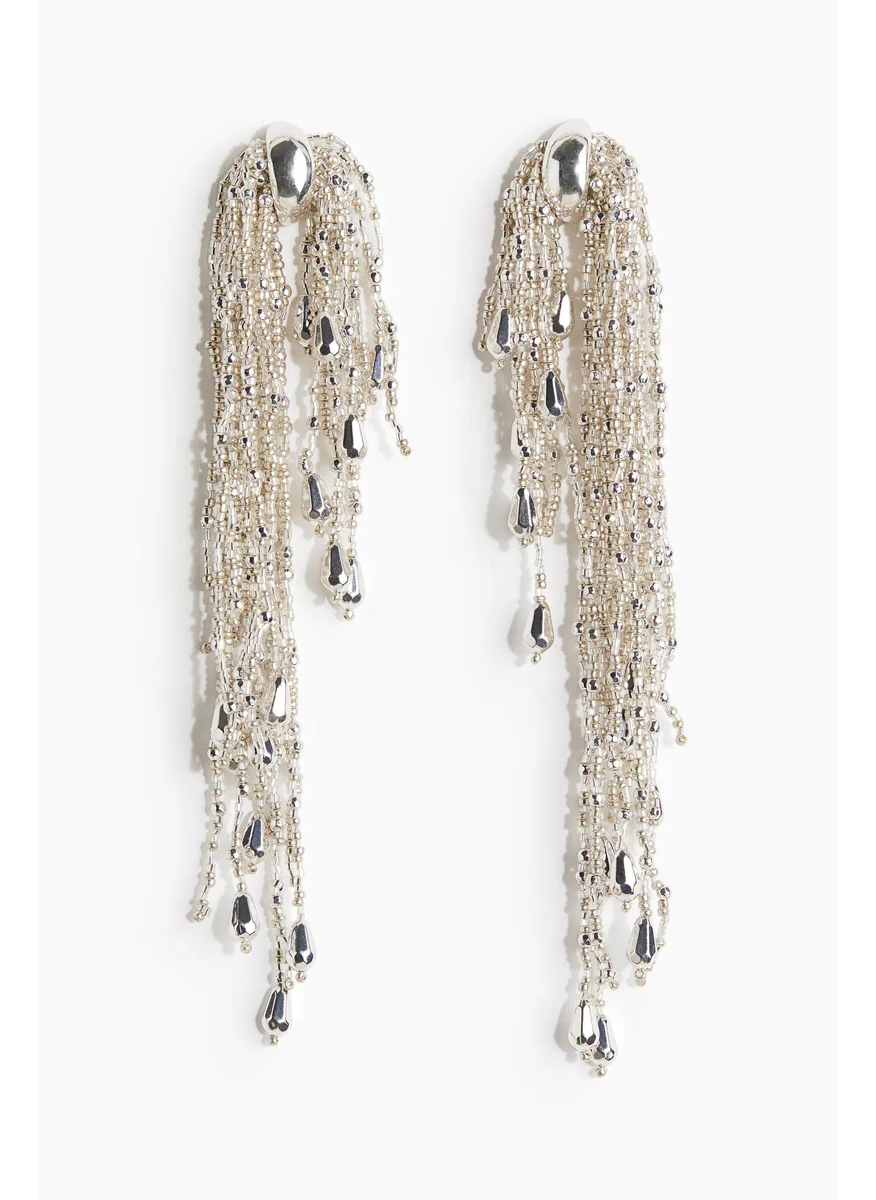 اتش اند ام Long Beaded Earrings