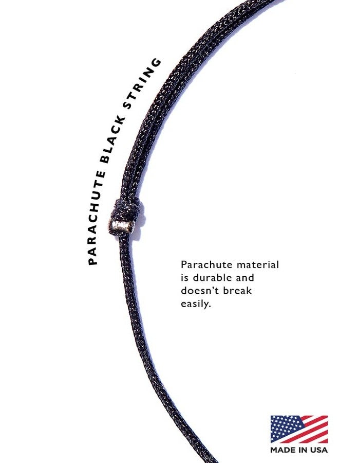 NAZ COLLECTION - Handmade Evil Eye Bracelet Black String Kabbalah Protection Hamsa Adjustable Mexican Bracelet Mal De Ojo Luck Amulet for Women Men Family Friends (Black) - Image 4