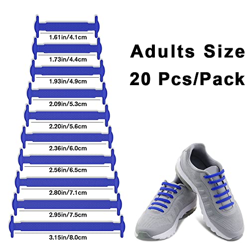 HOMAR No Tie Shoelaces for Kids and Adults Stretch Silicone Elastic No Tie Shoe Laces - Image 2