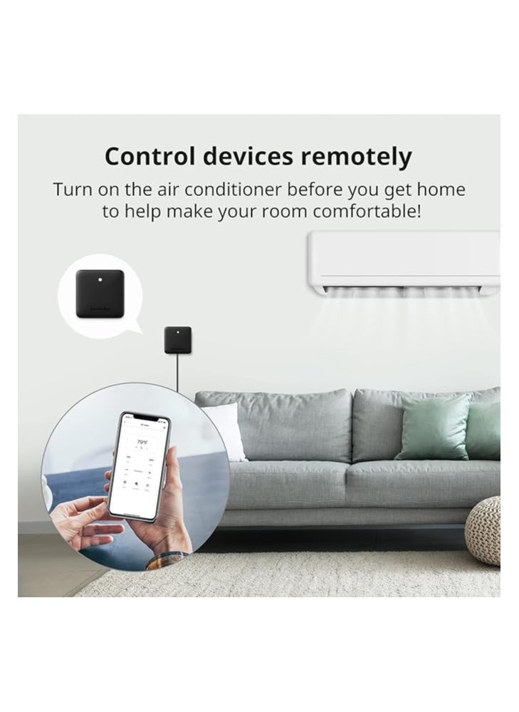 SwitchBot SwitchBot Hub Mini Smart IR Remote – WiFi Universal Control for AC, TV, Smart Home Automation, Works with Alexa, Google Home, Siri  - Image 5