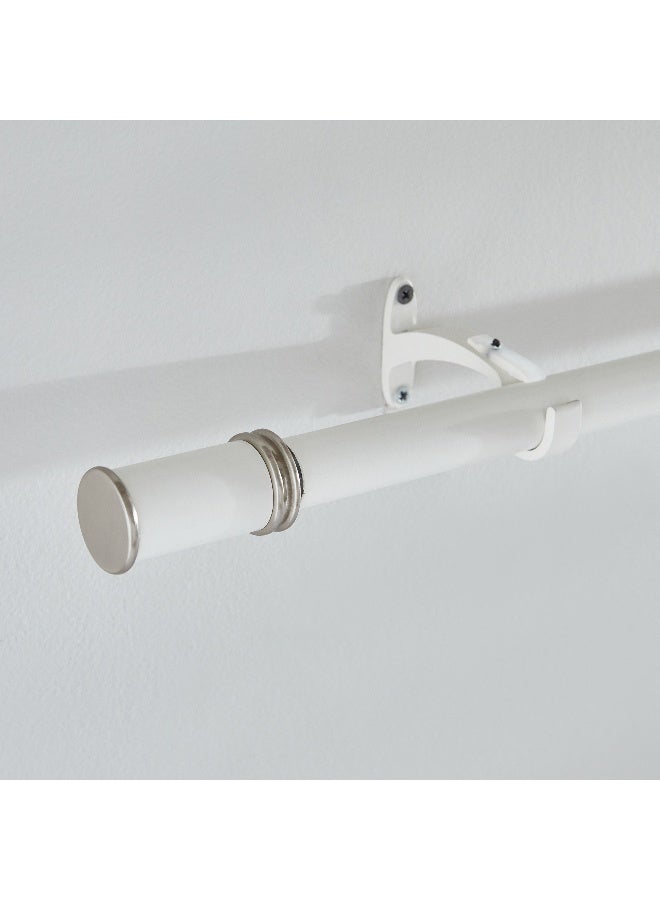 Home Box Zoe Powder Coated Extendable Single Curtain Rod 320 x 2.5 cm - Image 1