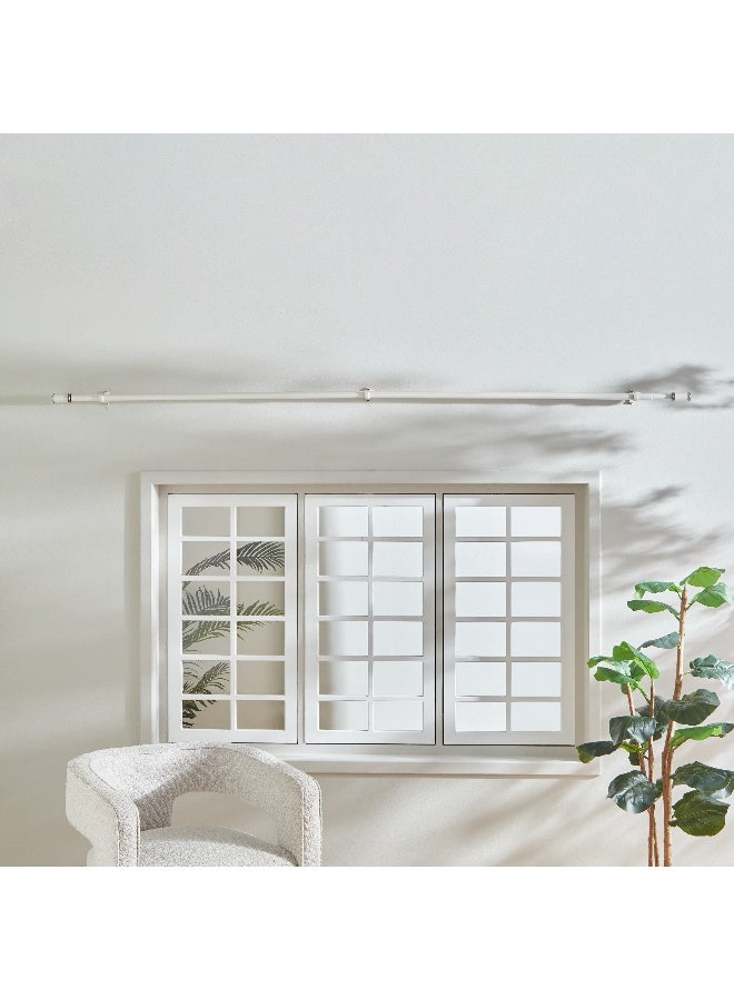 Home Box Zoe Powder Coated Extendable Single Curtain Rod 320 x 2.5 cm - Image 5
