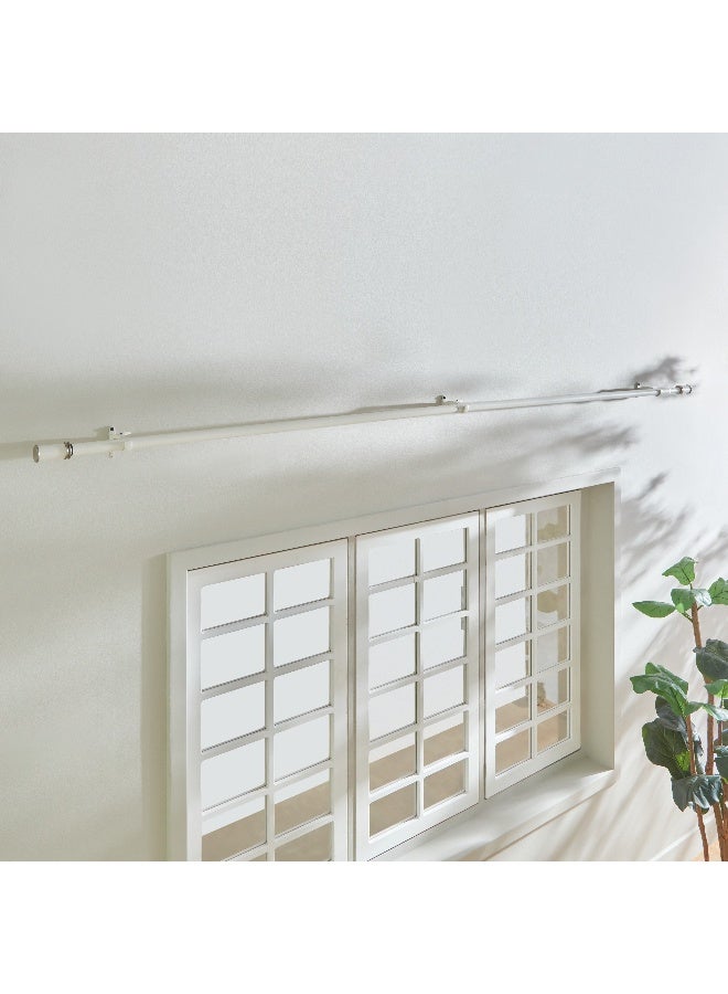 Home Box Zoe Powder Coated Extendable Single Curtain Rod 320 x 2.5 cm - Image 2