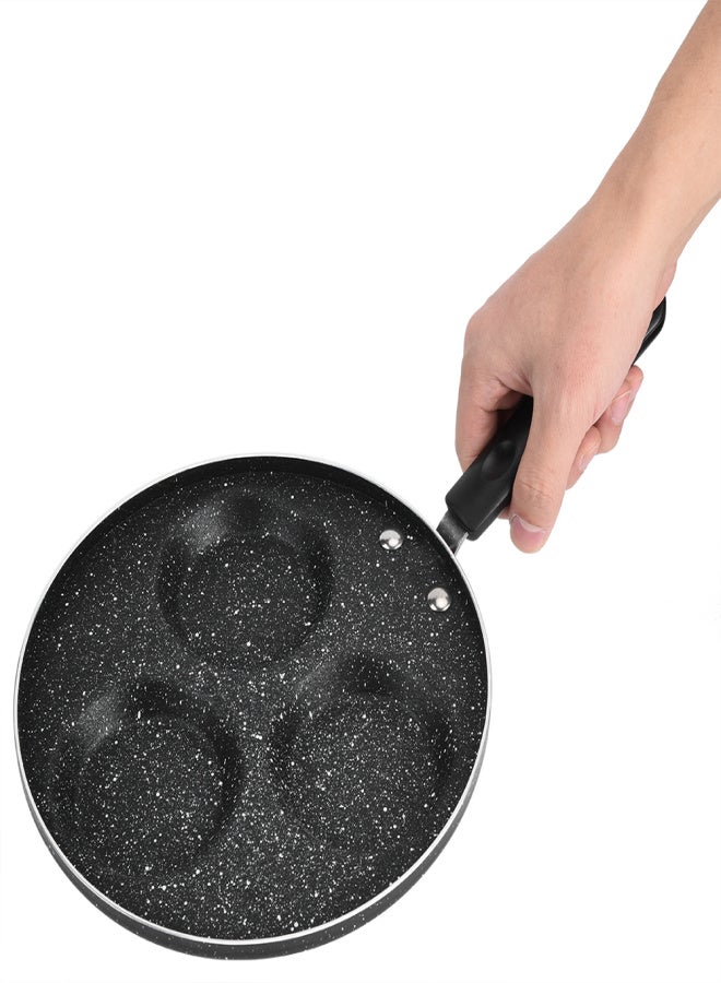 3 Round Holes Non Stick Coating Eggs Frying Pan Home Kitchen Cookware Breakfast Cooking Tool - Image 4