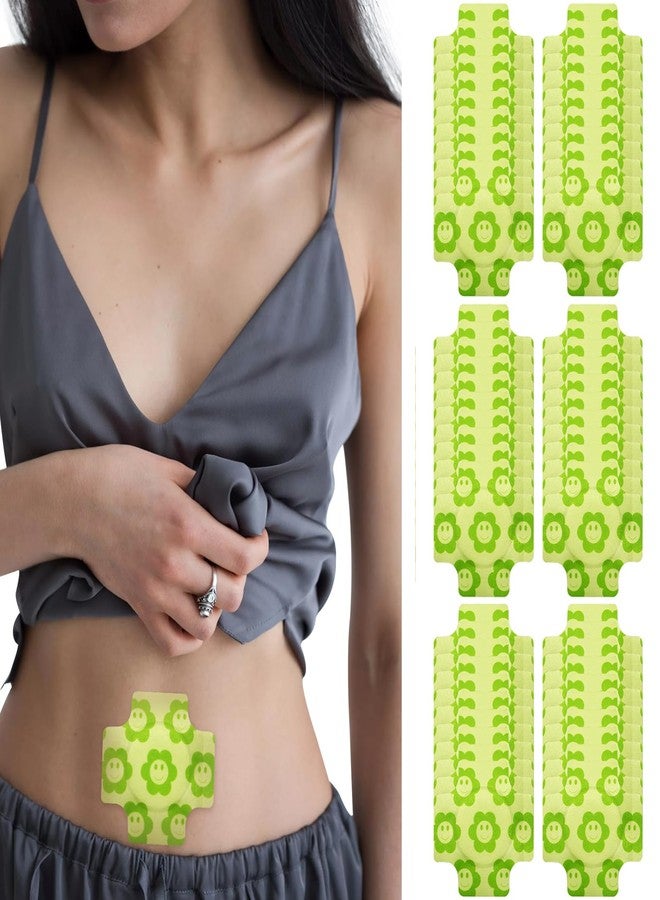 Viowey 48 PCS Castor Oil Pack Wrap, Disposable Castor Oil Patches for Belly Button, No Wash, Easy to Use,4" X 4" - Image 1