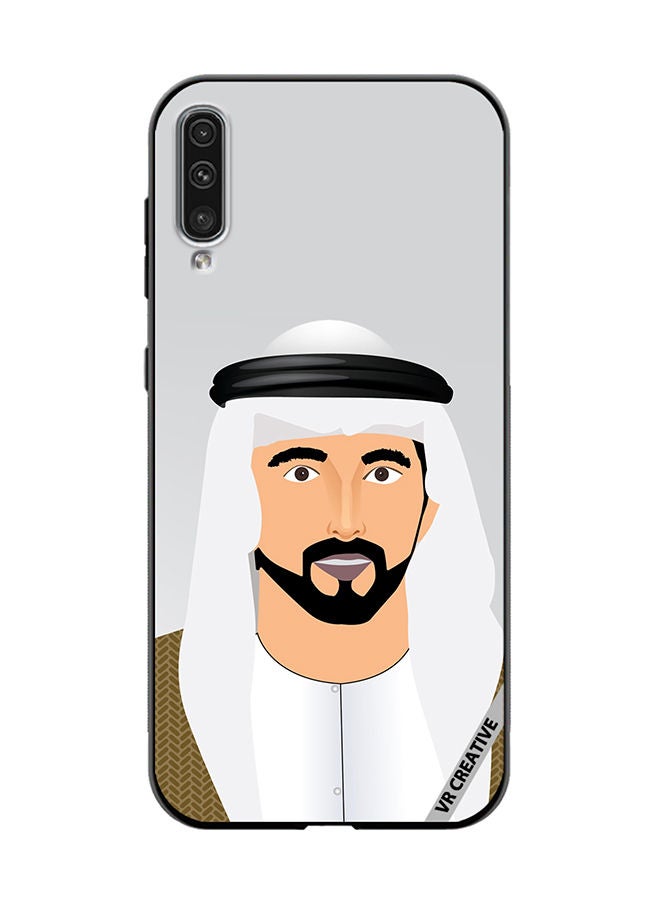 VR CREATIVE Protective Case Cover For Samsung Galaxy A50/A50s Sheikh Hamdan Bin Mohammed Bin Rashid Al Maktoum Design Multicolour - Image 1