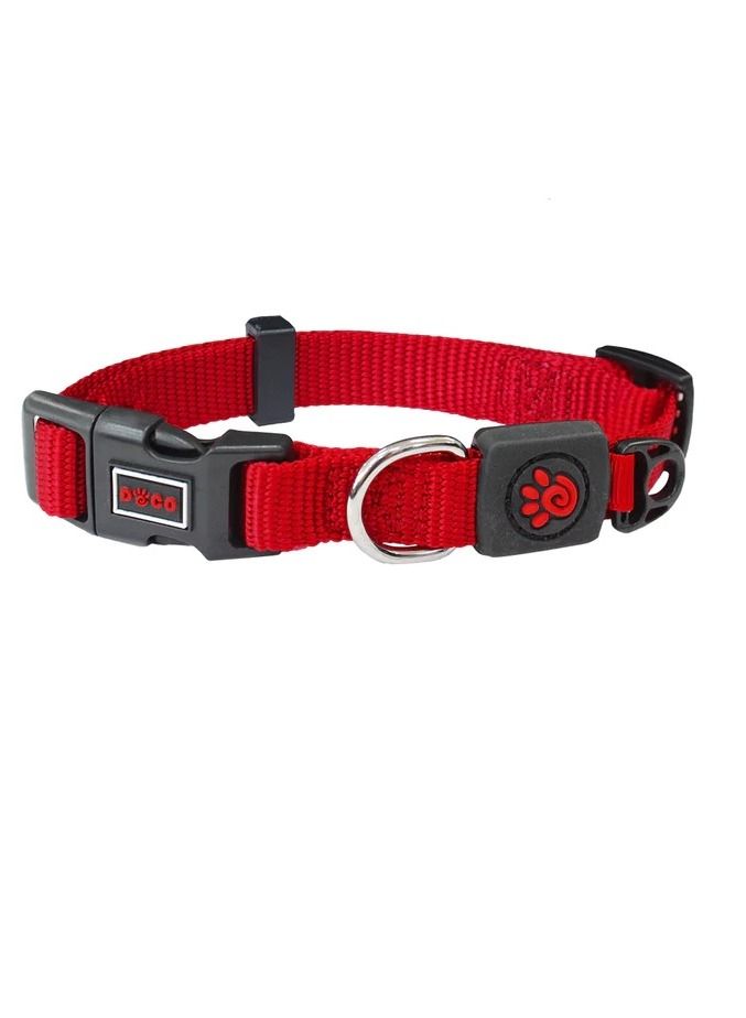 Doco Signature O - High Quality Ring Pets Collar For Cats And Dogs Red - Image 1