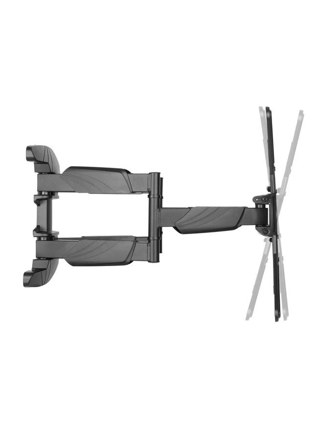 Skill Tech SH 50 446P Swivel TV Wall Mount Bracket for 23"-65" LED LCD Screens, VESA 400x400, Extendable Arm 49–482mm, 40kg Load Capacity – Black  - Image 2
