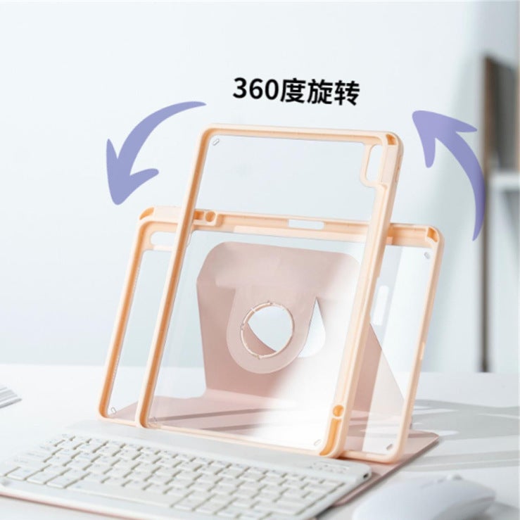 Bluetooth Keyboard Protective Cover For Samsung Taba9 Rotating Acrylic Keyboard Cover A9Plus Anti-Bending Protective Case - Image 5