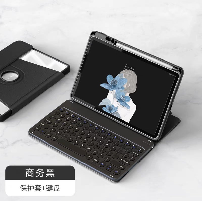 Bluetooth Keyboard Protective Cover For Samsung Taba9 Rotating Acrylic Keyboard Cover A9Plus Anti-Bending Protective Case - Image 4