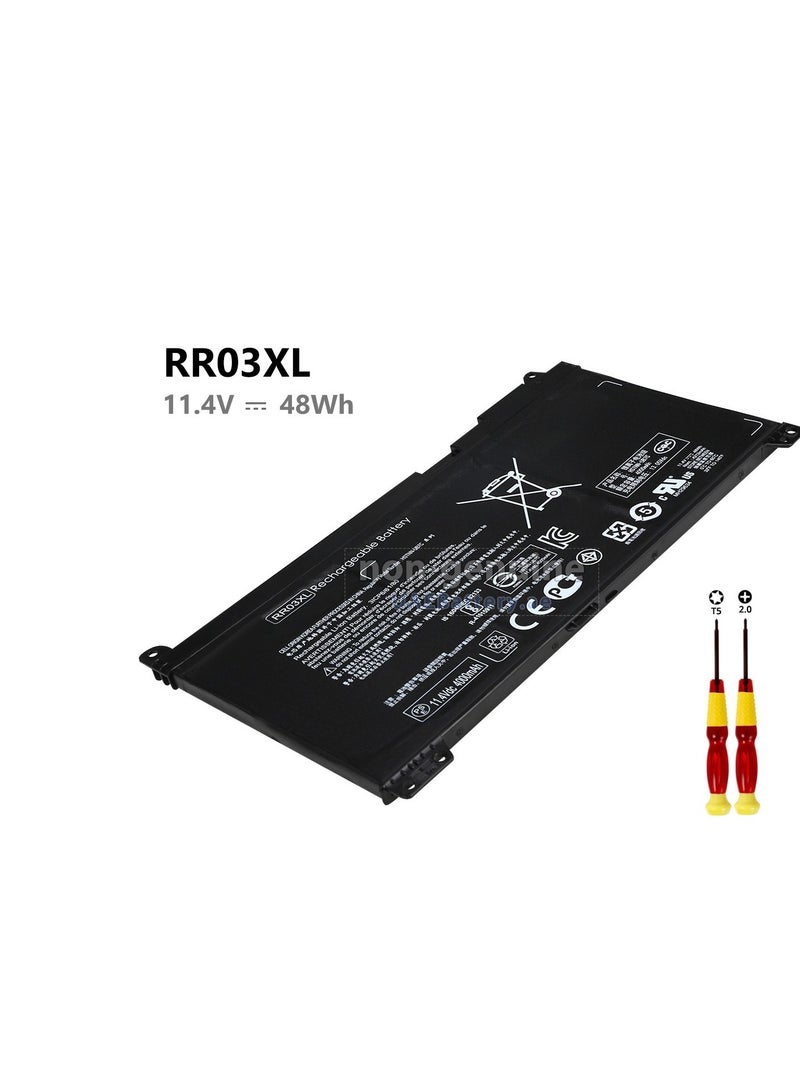 Terabyte بطارية لابتوب بديلة RR03XL متوافقة مع HP ProBook 430 440 450 455 470 G4 mt20 سلسلة 851610-850 851477-421 851477-541 HSTNN-PB6W HSTNN-UB7C HSTNN-LB7I HSTNN-Q06C - Image 2