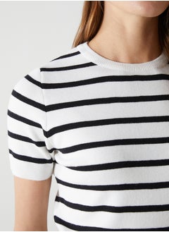 LC WAIKIKI Crew Neck Striped Women's Knitwear Sweater  - Image 3