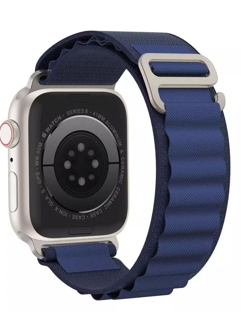 IAF - Apple Watch Alpine Loop Band 49mm/45mm/44mm Nylon Woven Sport Strap Compatible with iWatch Series 8/Ultra/7/SE/6/5/4/3/2/1 - Image 1