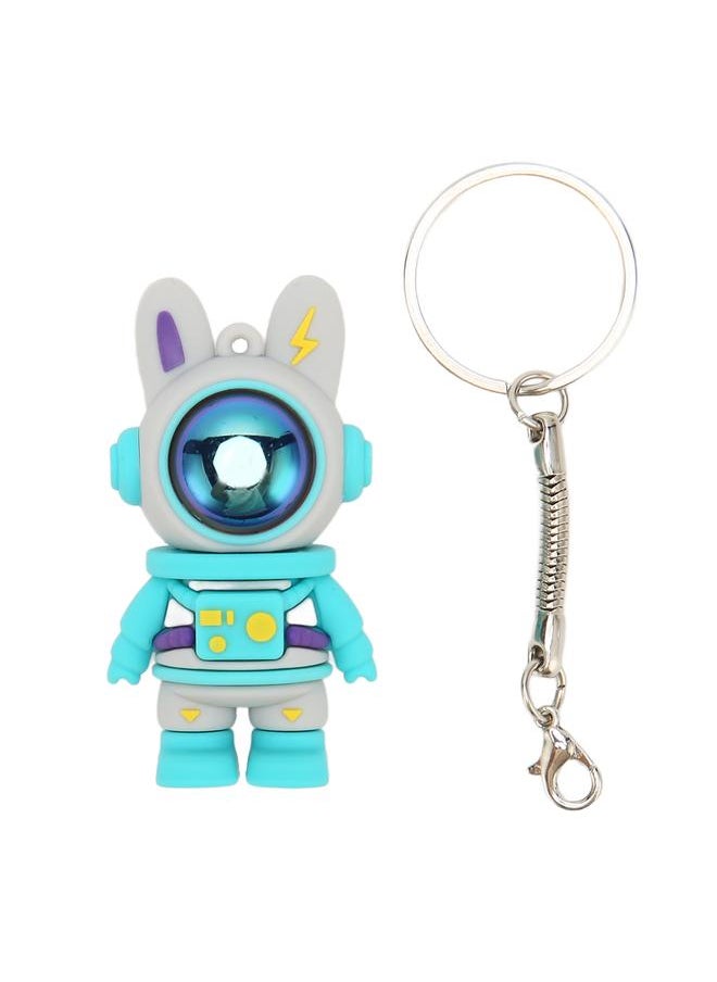 Thoraya Car Music Cartoon USB Gift Space Rabbit Gift USB Flash Drive Blue Lightning Rabbit 32GB  - Image 4
