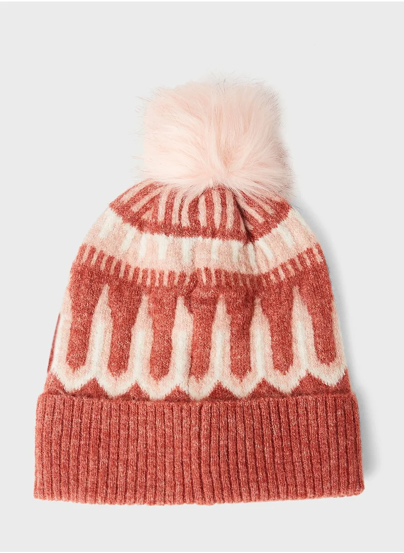 VERO MODA Pom-Pom Detail Beanie