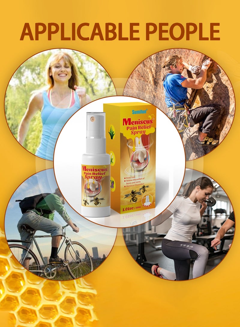 سوميفون بخاخ شفاء العظام وتسكين الألم بسم النحل (عدد 2) + كريم تسكين الألم بسم النحل للمفاصل والعظام + بخاخ علاج العظام والمفاصل بسم النحل النيوزيلندي + جل تخفيف آلام المفاصل بسم النحل لتسكين آلام الرقبة والخصر والساقين (عدد 2) - Image 3