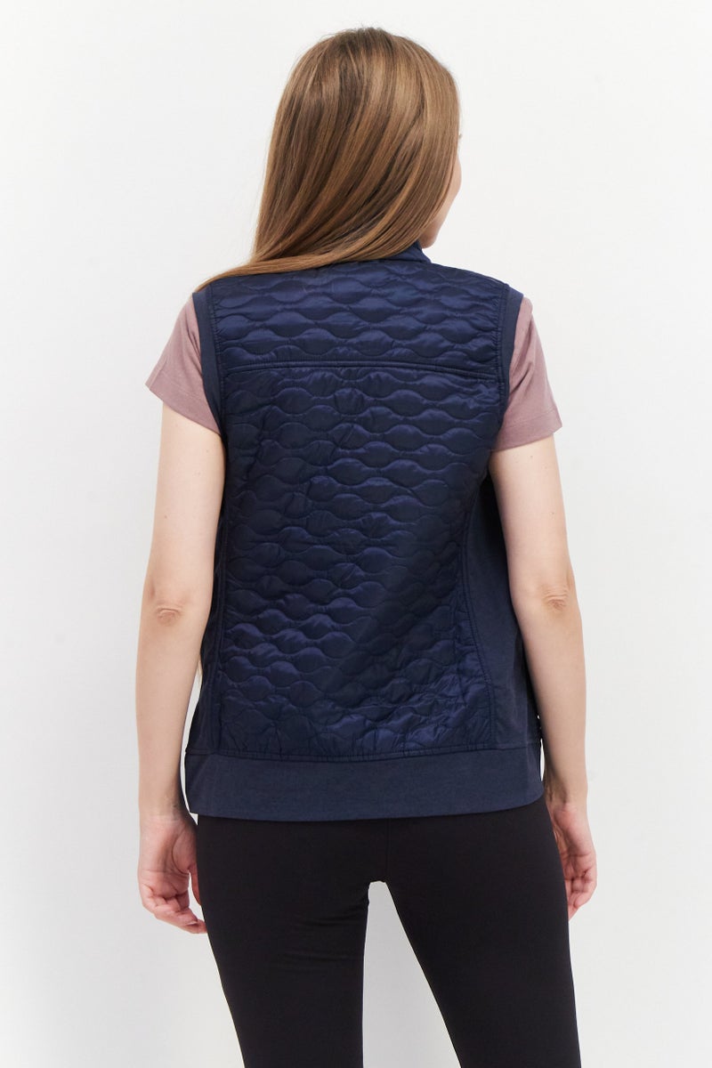 PUMA Women Sportswear Fit Sleeveless Outdoor Vest Jacket, Navy Blue - Image 4