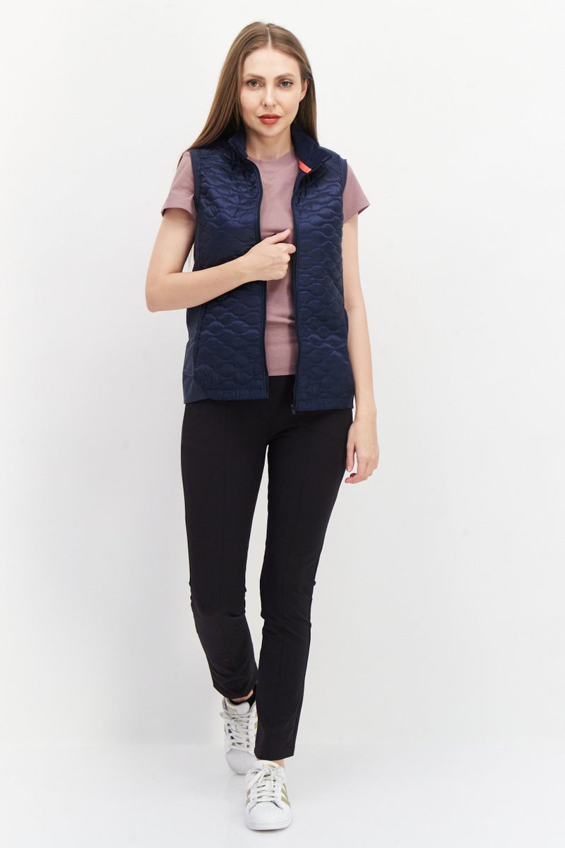 PUMA Women Sportswear Fit Sleeveless Outdoor Vest Jacket, Navy Blue - Image 2