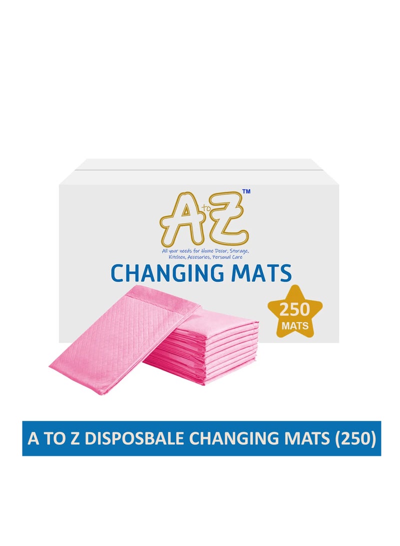 A To Z - Disposable Changing mats (45x60cm) Large, Pack of 250 - Pink - Image 2