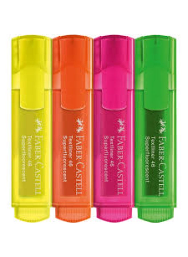 فابير كاستل محفظة FC Textliner 46 Superfluor Basic من 4 قطع (CB) - Image 2