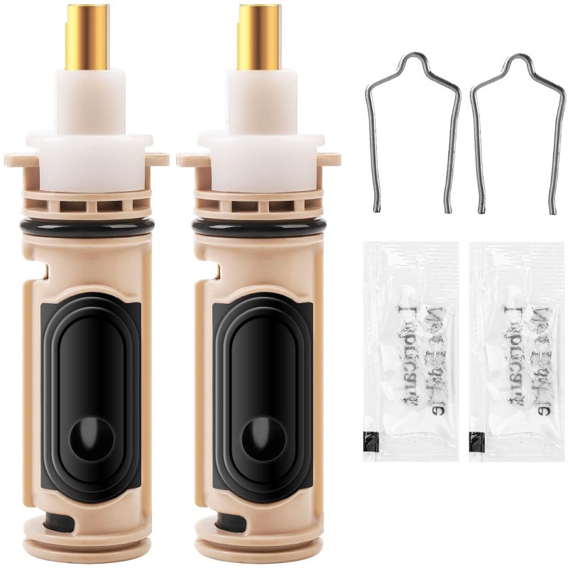 DSWJZDW 2 Pack Replacement Cartridge for Moen Moen Shower Replacement Cartridge Compatible with 12221222b OneHandle Posi Temp Valve - Image 2
