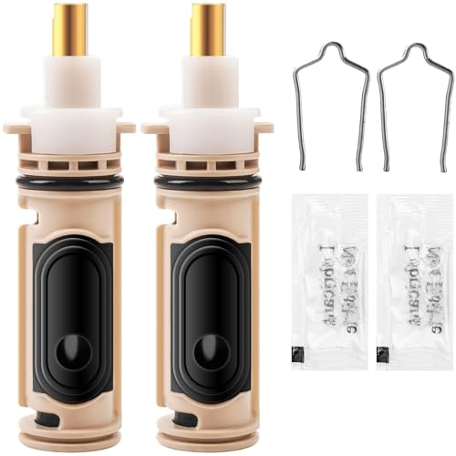 DSWJZDW 2 Pack Replacement Cartridge for Moen Moen Shower Replacement Cartridge Compatible with 12221222b OneHandle Posi Temp Valve - Image 1