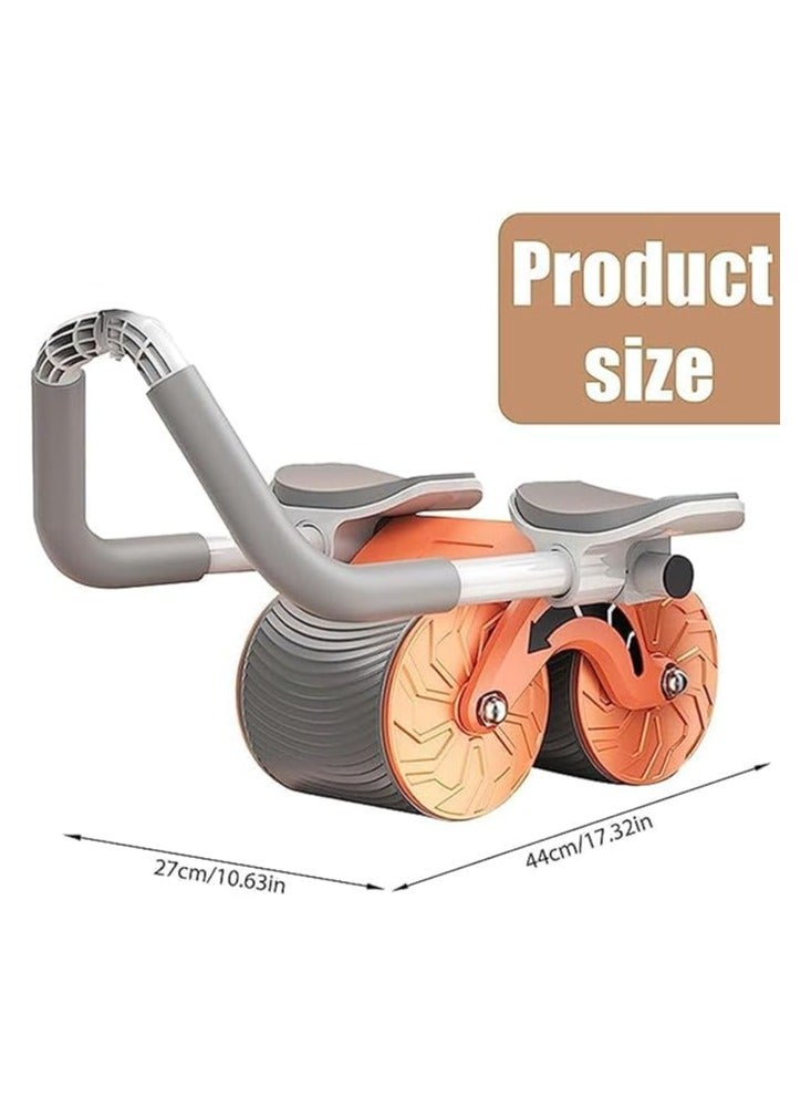 جهاز تمارين البطن مع أذرع دوارة تكتم الصوت للخلف من هاريفار مارت، عجلة تمارين البطن ذات الارتداد التلقائي لتمارين اللياقة البدنية لصالة الألعاب الرياضية المنزلية - Image 2