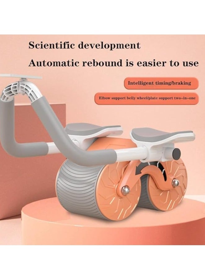 جهاز تمارين البطن مع أذرع دوارة تكتم الصوت للخلف من هاريفار مارت، عجلة تمارين البطن ذات الارتداد التلقائي لتمارين اللياقة البدنية لصالة الألعاب الرياضية المنزلية - Image 5