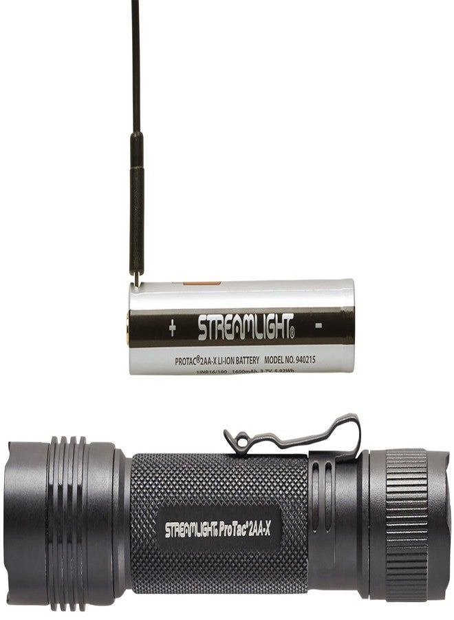 Streamlight 88135 ProTac 2AA-X USB 550-Lumen Multi-Fuel Personal Carry Tactical Flashlight, Black - Image 5