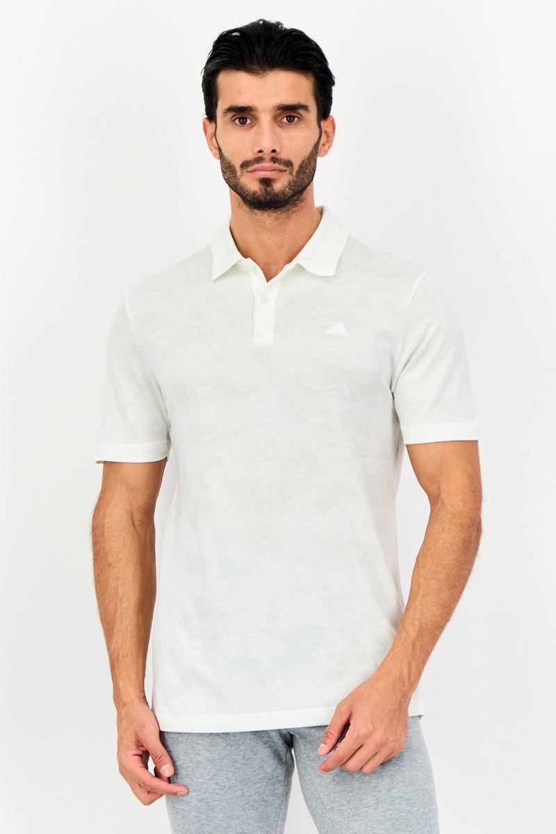 Adidas تي شيرت بولو رياضي للرجال بأكمام قصيرة، متعدد الألوان - Image 1